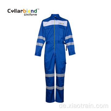 Blaue antistatische Cargohose mit Mechaniker-Overall